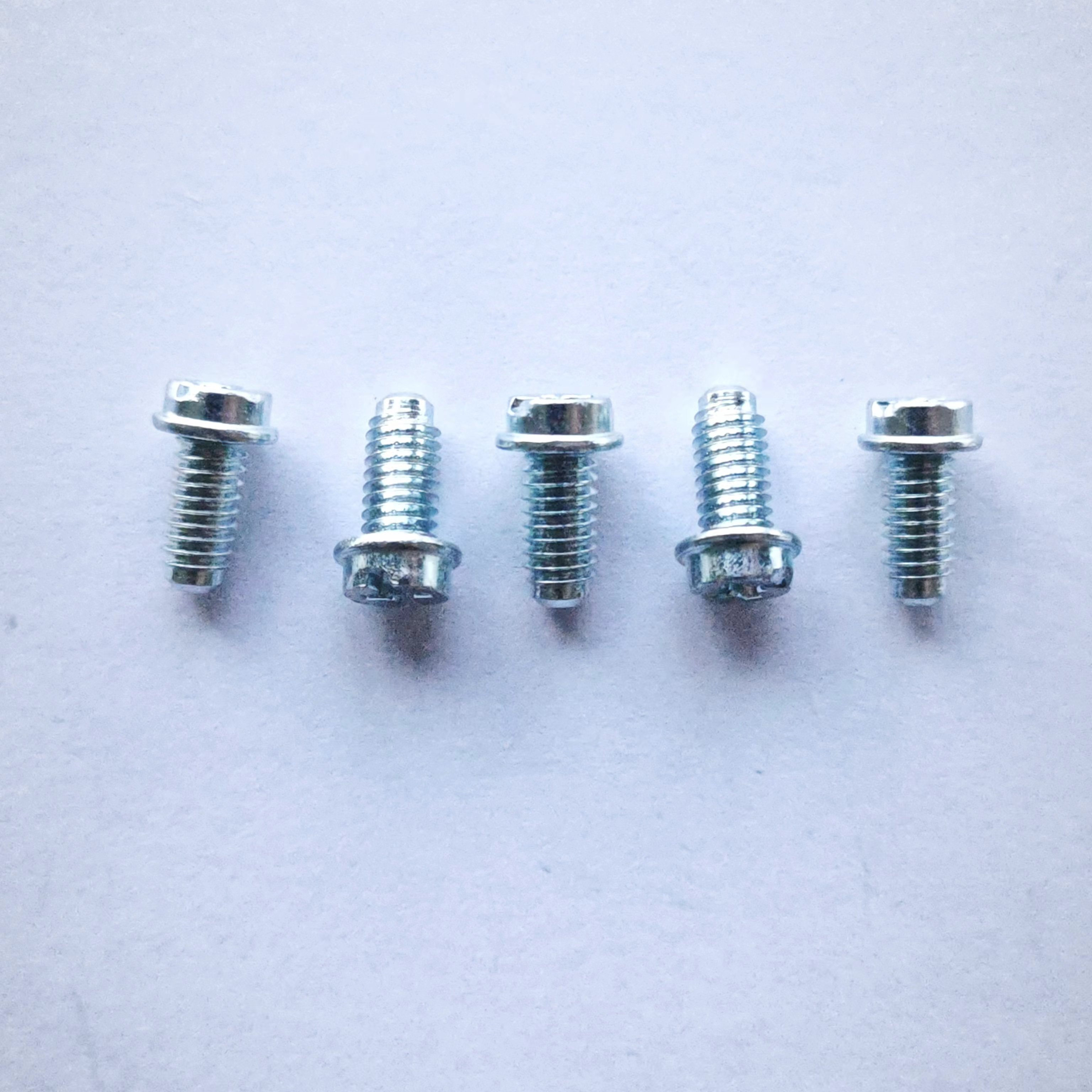 M4x10十一字槽圆柱头带垫螺钉_浙江诺金电器有限公司